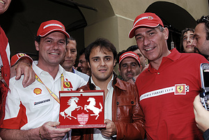 FERRARI E FELIPE MASSA E MAURIZIO PRIMO